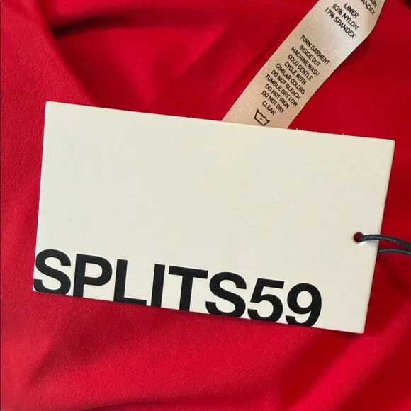 Splits59 Martina Rigor Dress Pirate Red M NWT - Picture 14 of 15